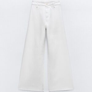 Zara High Waist Marine Straight Jeans
